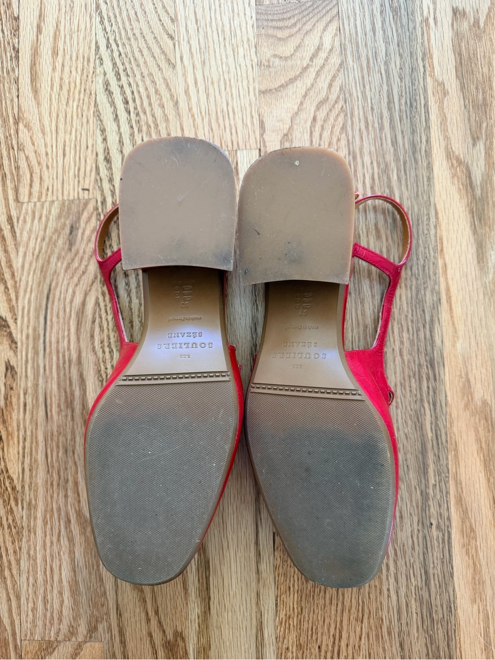 Sézane Patent Red Paula Babies Size 37 - Picture 4 of 8